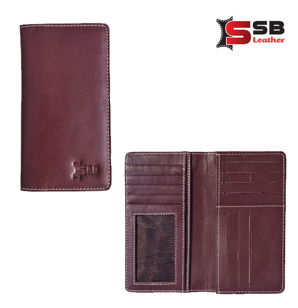 Semi Long Leather Wallet SB-W114