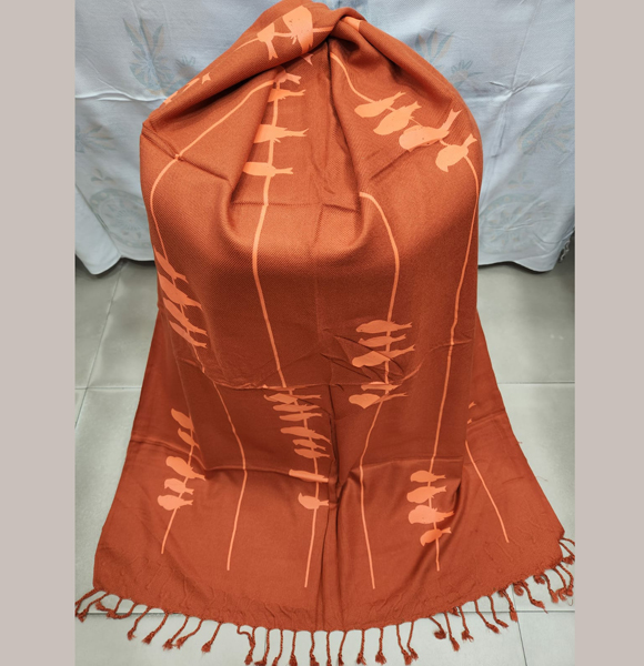 Aarong Printed Bizcos Shawl GM-1677