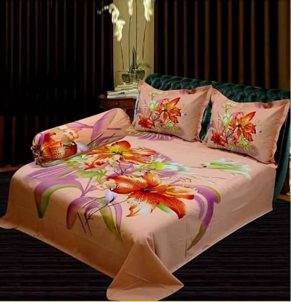 Premium Quality King Size Printed Bed Sheet GM-220