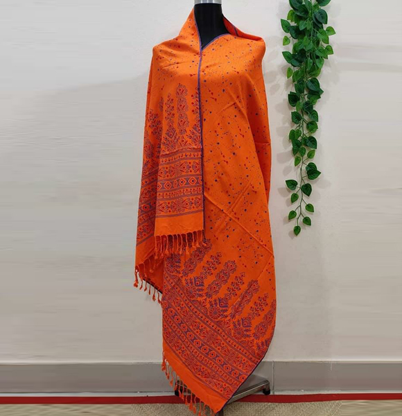 Aarong Printed Bizcos Shawl GM-1558