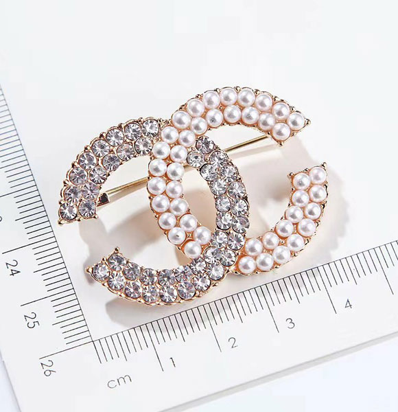 High-end Temperament Pearl Flower Brooch White Pink Tulip Bouquet Brooch Korean version Popular Accessories- GM-2002