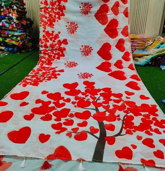 Digital Printed Colurful Saree (MSF)