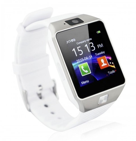 DZ09 Smart Watch S!m and Memory Calling Bluetooth Smart Watch-White Color (ANV)