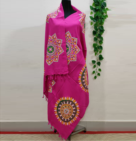 Aarong Printed Bizcos Shawl GM-1615