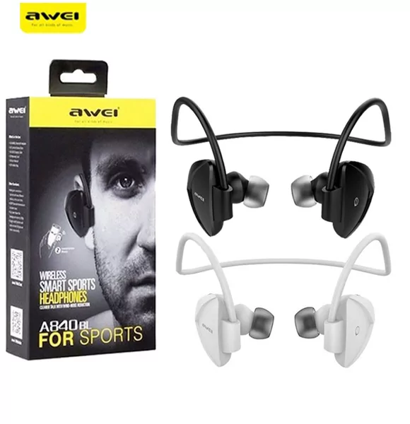 Awei A840BL Bluetooth Wireless Smart Sports Headphones