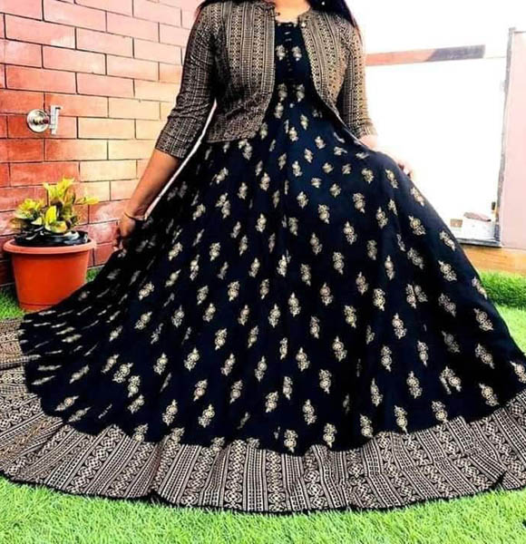 Readymade Kurti with Extra Koti. (EF)