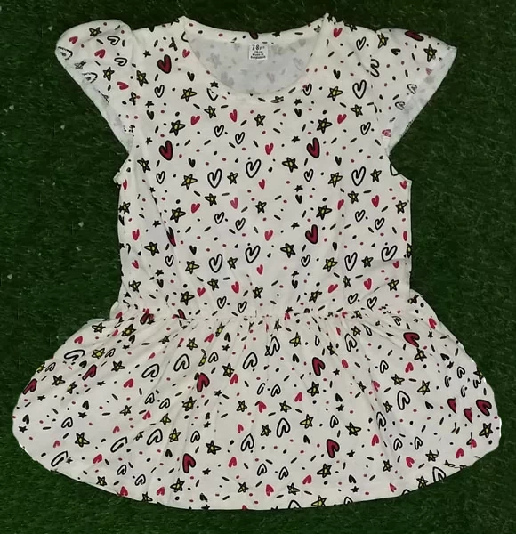 Baby Girls All Over Printed Frogs