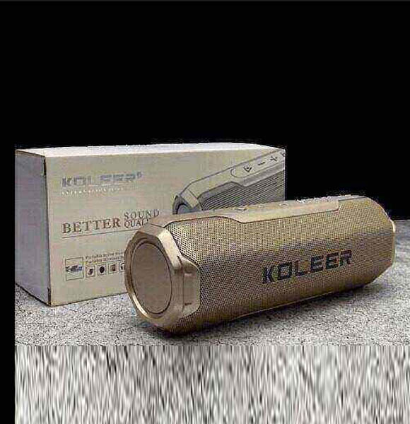 KOLEER S218 New Bluetooth Speaker 1200 mAh Battery Outdoor Portable Sound Box (RUB)