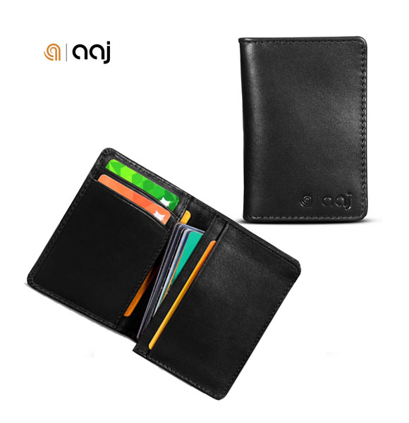 AAJ Leather Card Holder AJ-CH02 Black