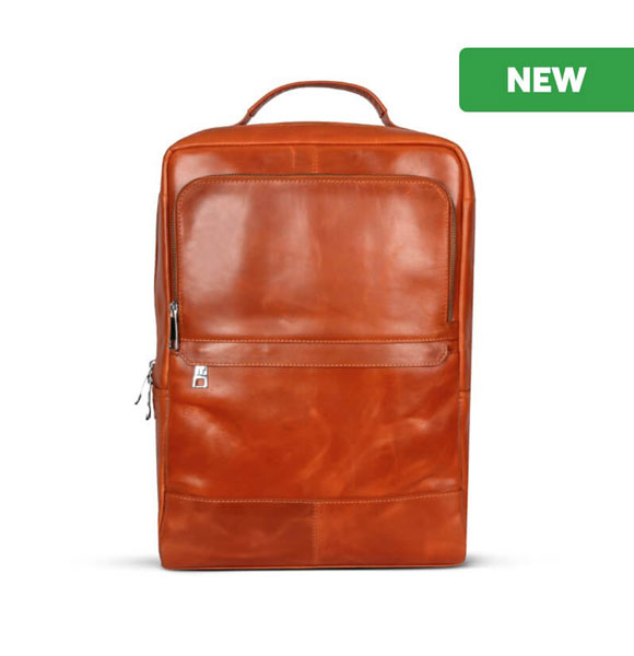 Aaj Oil Pull Up Classic Backpack SB-BP110 Tan
