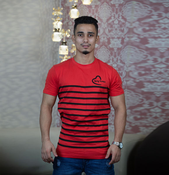 Summer Comfortable Jersey Round Neck T-shirt For Men