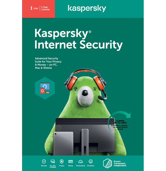 Kaspersky Internet Security 1 User 1 Year