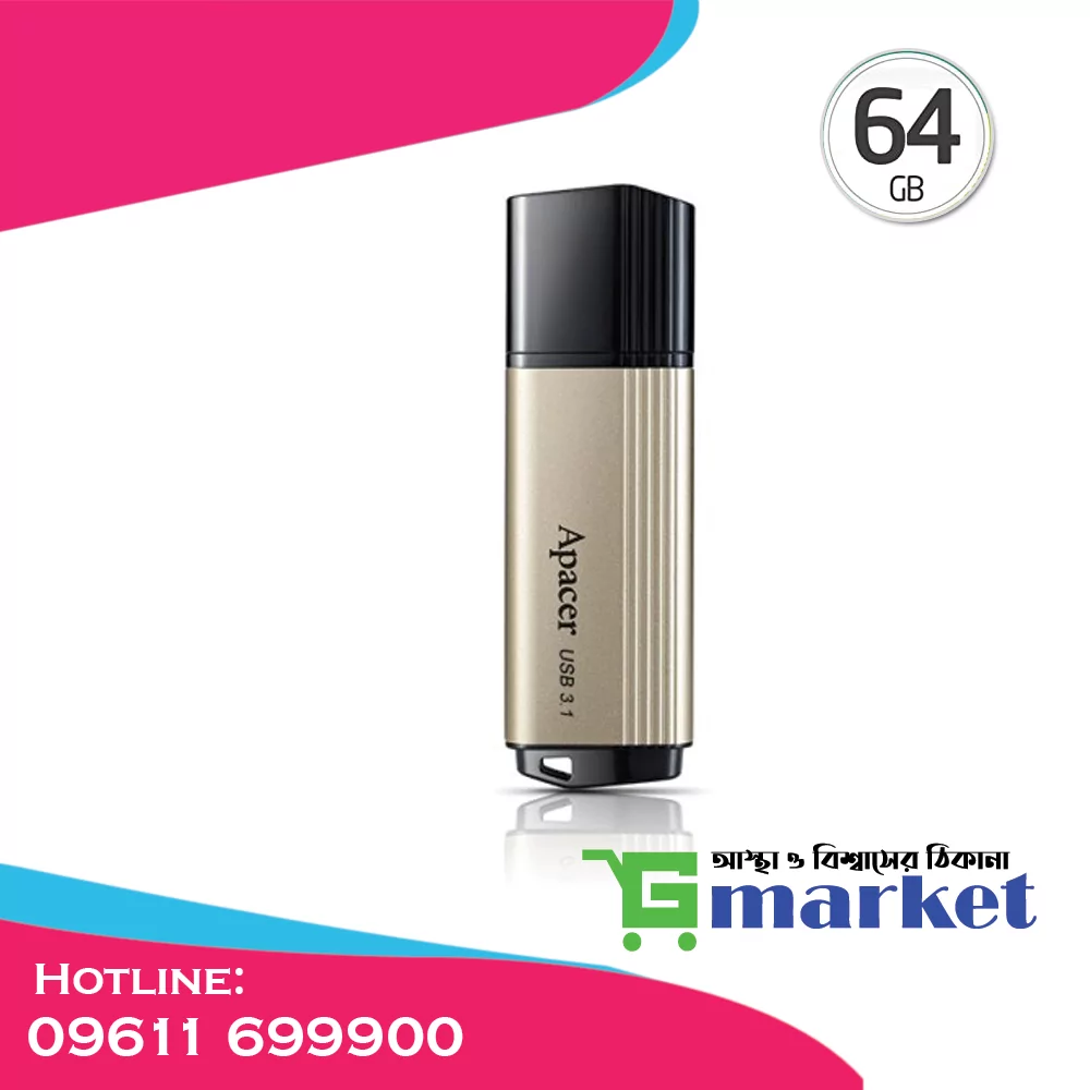 APACER GEN 1 AH353 - (64GB) USB 3.1 Flash Drive