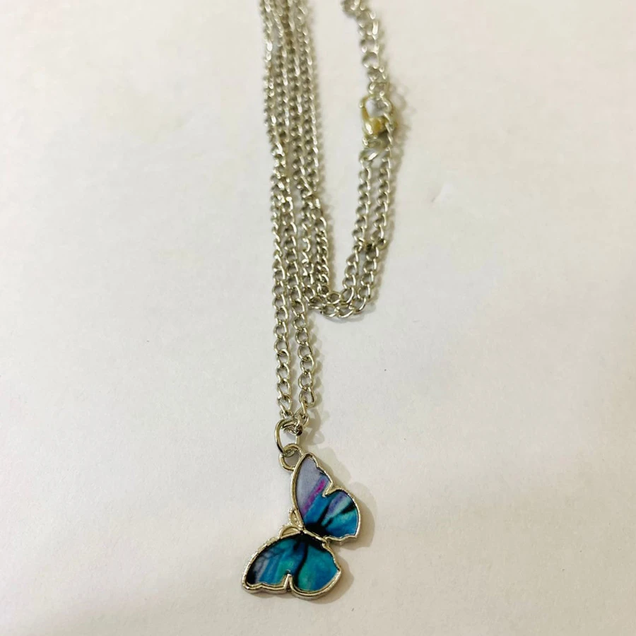 Blue Butterfly Neckpiece