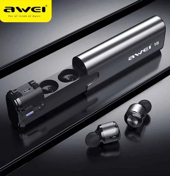 Original Awei T8 TWS Sport Wireless Bluetooth Earphones