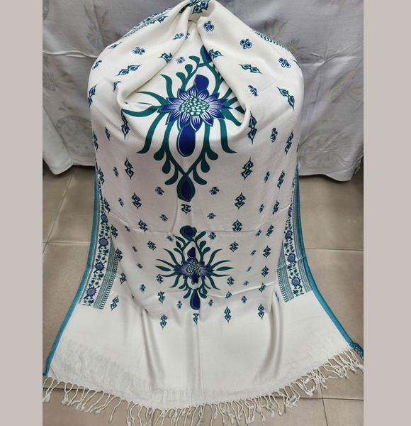 Aarong Printed Bizcos Shawl GM-1680