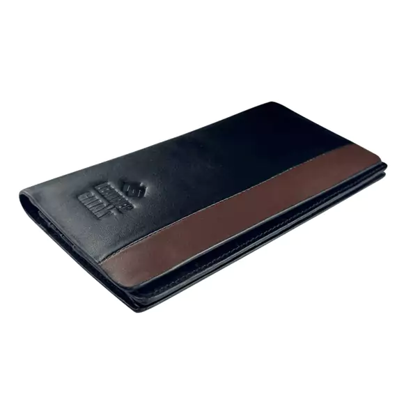 Genuine Leather Long Wallet with Mobile Phone & Card Holder for Men's