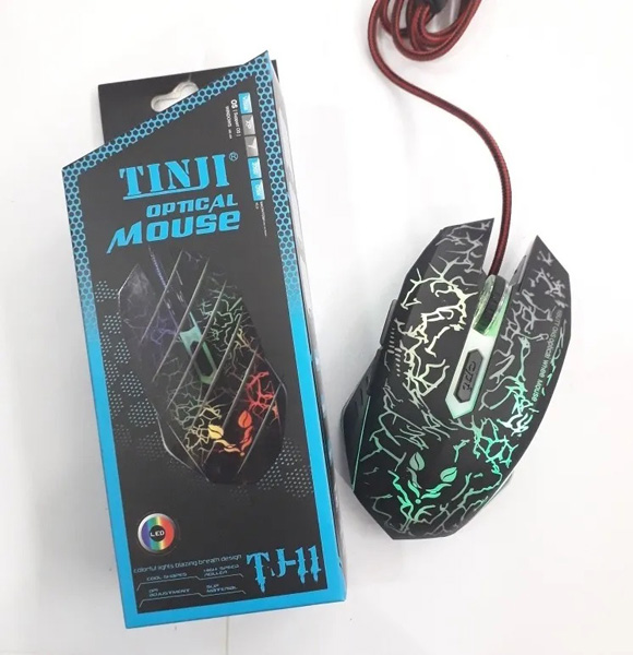 TINJI TJ-11 GAMING MOUSE (7 COLOUR RGB).