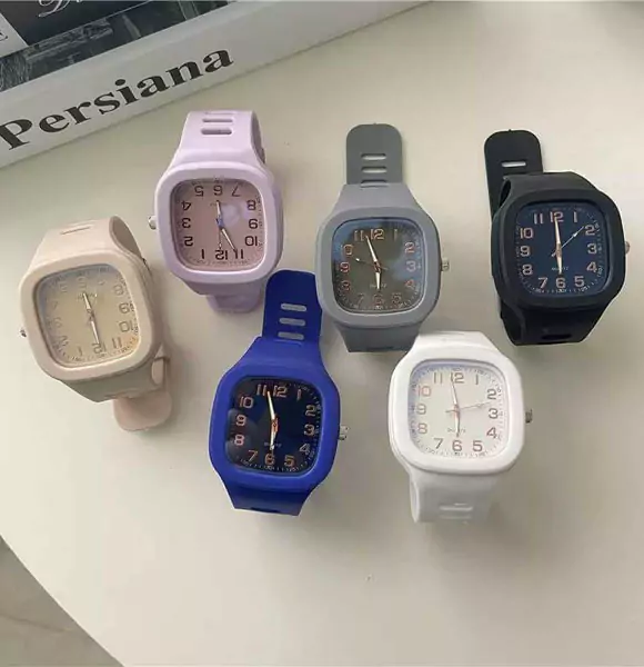 Digital Watch for Women Men Unisex Square Watches