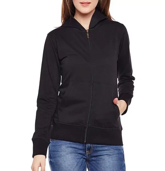 Elegant Ladies Winter Jacket (Black)