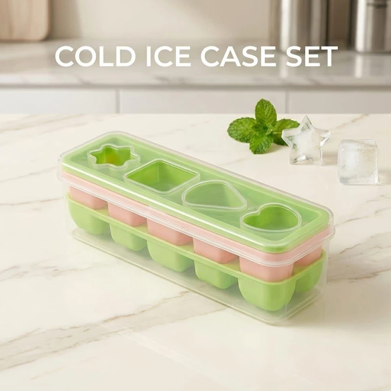 Cold ICE Case | Multi-Shape Premium Ice Cube Tray