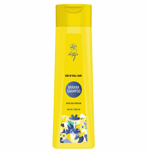 Skin Cafe End of Dull Hair Banana Shampoo with Egg Protein-250ml (SCL)