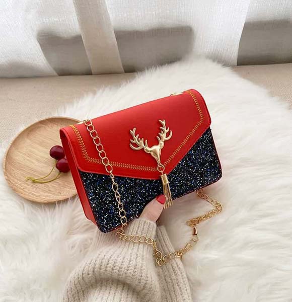 Ladies Premium Envelope Shape Stylish Crossbody Shoulder Bag GM-889