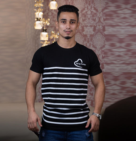Summer Comfortable Jersey Round Neck T-shirt For Men