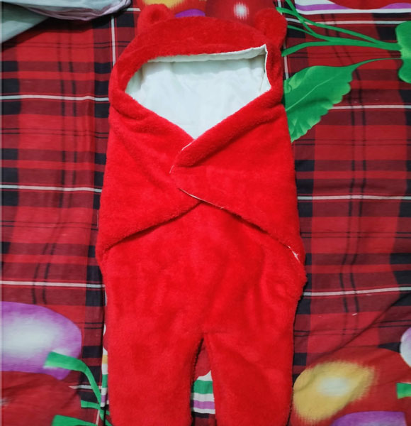 Baby Sleeping Bag Ultra-Soft Fluffy Fleece Newborn Receiving Blanket Infant Boys Girls ClothesSleeping Nursery Wrap Swaddle