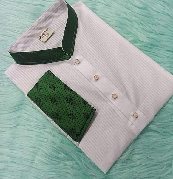 Exclusive Stylish Cotton Panjabi 1 pc (PWD)