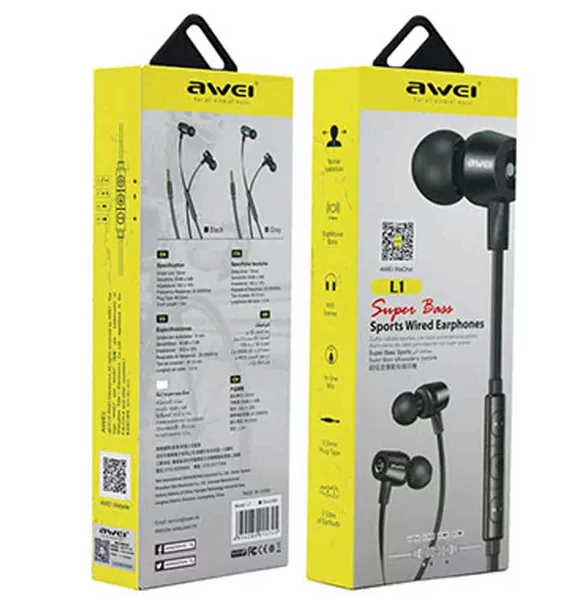 Awei L1 Wired Gaming Headset Stereo Earphone