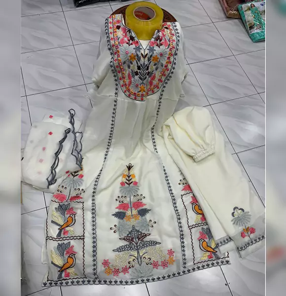 Readymade Soft Georgette Salwar Kameez 4pcs
