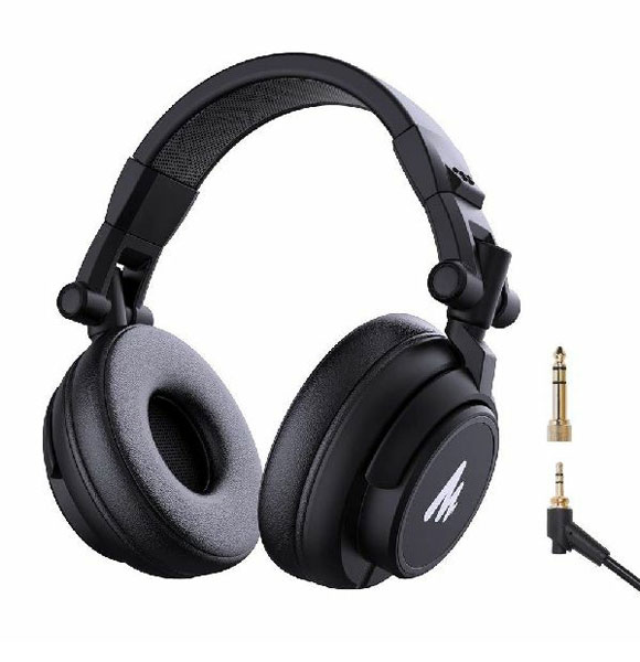 MAONO AU-MH601 Over Ear Stereo Monitor 50MM Drivers Studio Headphones For Music, DJ, Podcast
