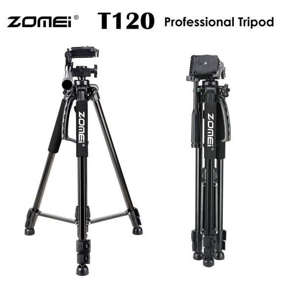 Zomei T120 Mobile & DSLR Tripod-Professional Series (Without Mobile Holder)