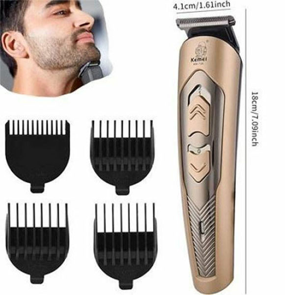 KEMEI KM-756 RECHARGEABLE HAIR CLIPPER PROFESSIONAL CORDLESS HAIR TRIMMER BEARD CUTTER SHAVING HAIRCUT MACHINE MEN
