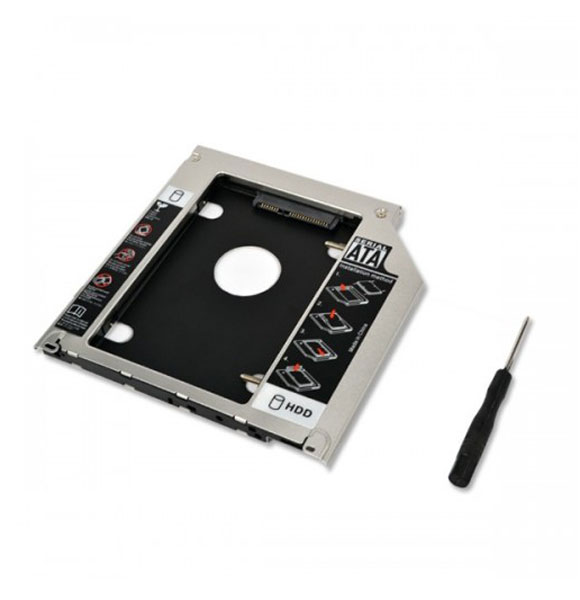 Second Hard Disk Drive CADDY-Secondary CD-ROM Storage for Laptop