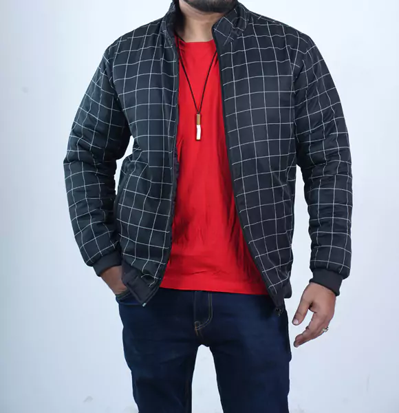 Premium Printed Winter Jacket For Men