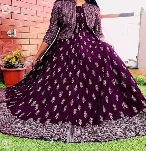 Readymade Kurti with Extra Koti. (EF)