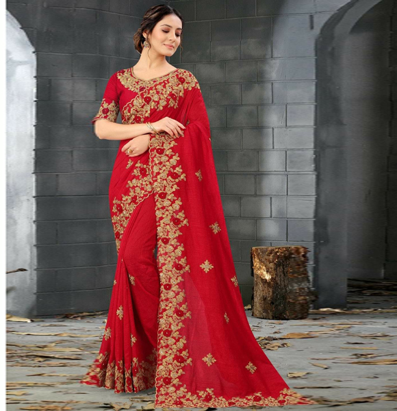 Indian Georgette Saree (JNV)