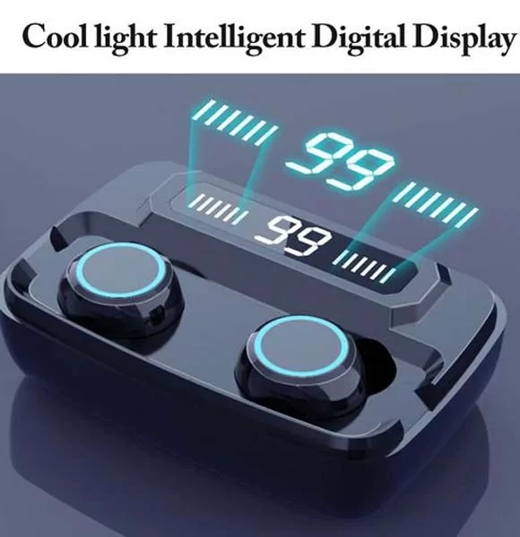 M11 TWS True Wireless Bluetooth Earbuds Earphone with LED Digital Display Touch Earbuds headphone BT 5.1 || Best Budget TWS In Bangladesh