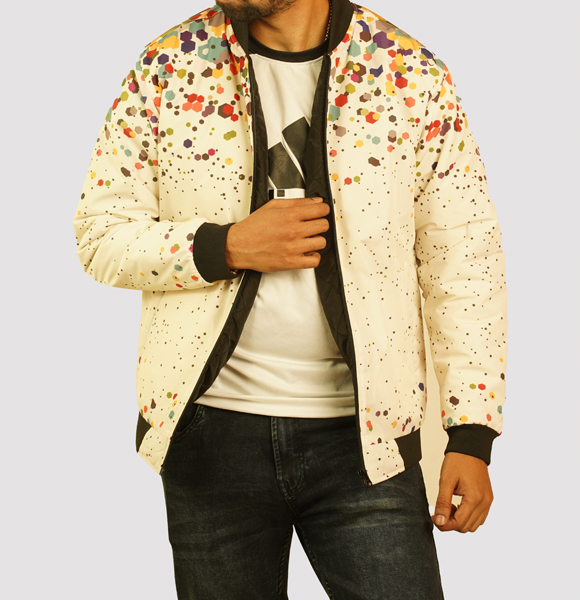 Premium Printed Winter Jacket For Men