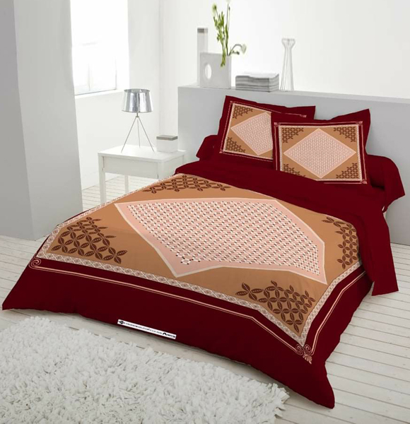Premium Quality King Size Printed Bed Sheet GM-250