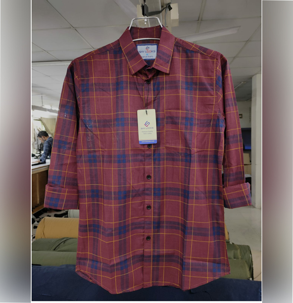 Exclusive Full Sleeve Check Shirt for Formal and Casual (SBD)