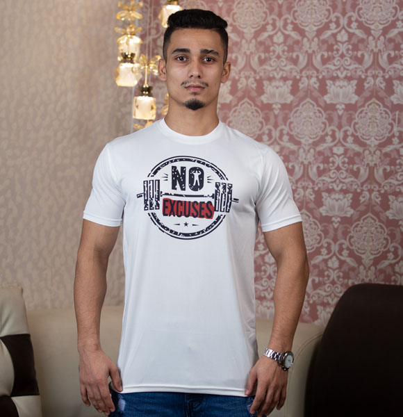 Summer Comfortable Jersey Round Neck T-shirt For Men