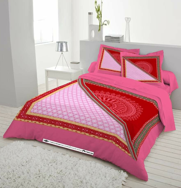 Premium Quality King Size Printed Bed Sheet GM-273