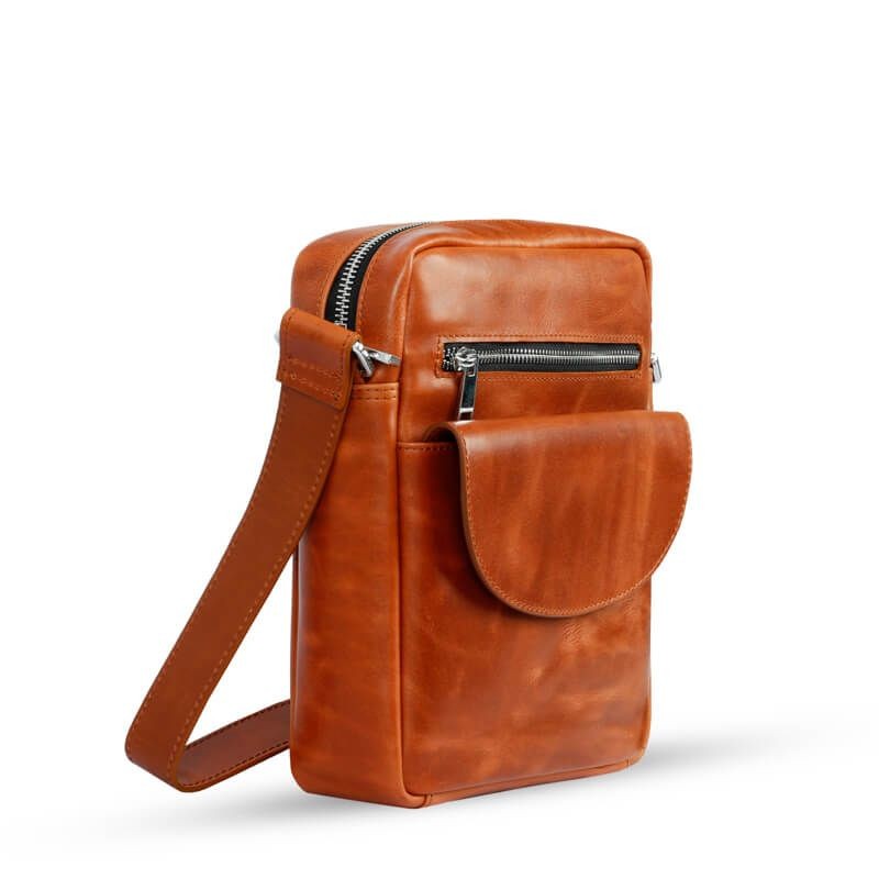 Premium Oil Pull Up Leather Messenger Bags SB-MB52