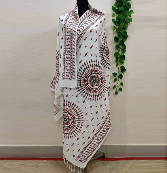 Aarong Printed Bizcos Shawl GM-1562