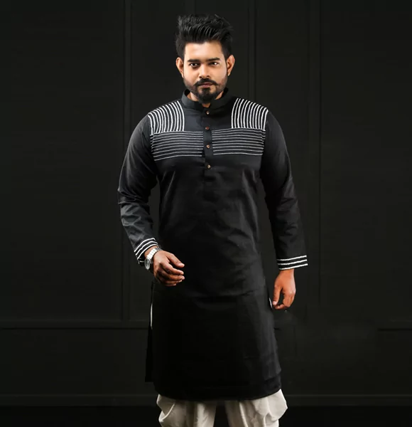 Stylish Black Panjabi for Smart Guys
