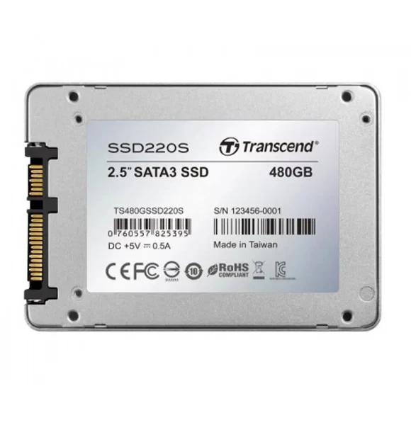 Transcend SSD220S 2.5" 480GB SSD