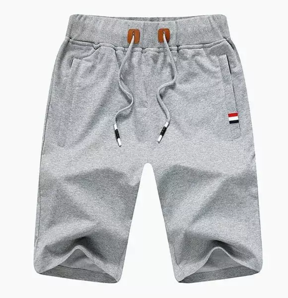 Amoystyle Men's Cotton Jogger Workout Shorts GM-2157